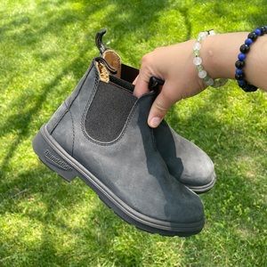 BLUNDSTONE -#1325 KIDS' SERIES CHELSEA BOOTS - RUSTIC BLACK